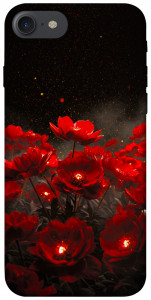 Чехол Burning flowers для iPhone 8 (4.7")