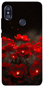 Чехол Burning flowers для Xiaomi Redmi Note 5 (DC)