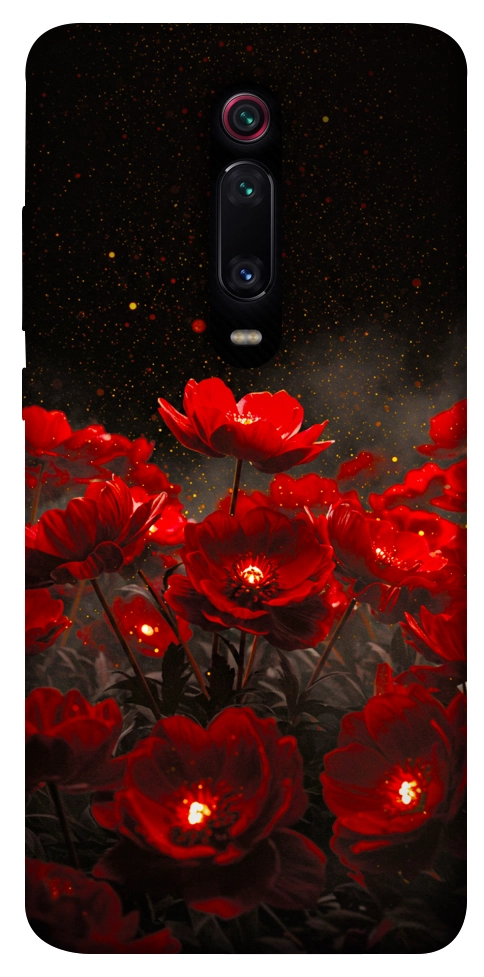 Чехол Burning flowers для Xiaomi Mi 9T