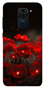 Чохол Burning flowers для Xiaomi Redmi 10X