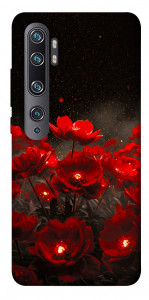 Чехол Burning flowers для Xiaomi Mi Note 10