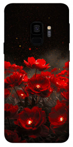 Чехол Burning flowers для Galaxy S9