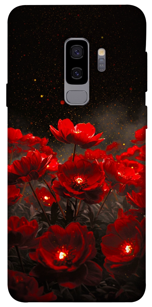 Чехол Burning flowers для Galaxy S9+