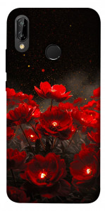 Чохол Burning flowers для Huawei P20 Lite