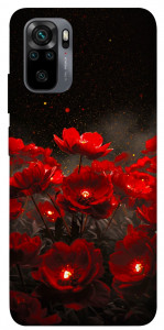 Чохол Burning flowers для Xiaomi Redmi Note 10S