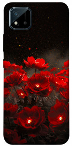 Чехол Burning flowers для Realme C11 (2021)