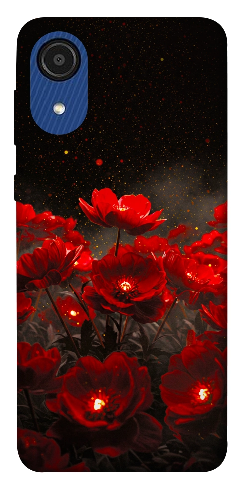 Чехол Burning flowers для Galaxy A03 Core