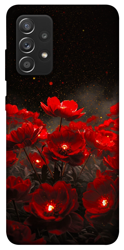 Чохол Burning flowers для Galaxy A52s