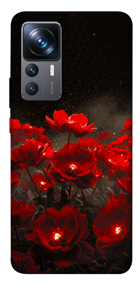 Чохол Burning flowers для Xiaomi 12T