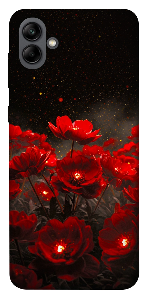 Чехол Burning flowers для Galaxy A04