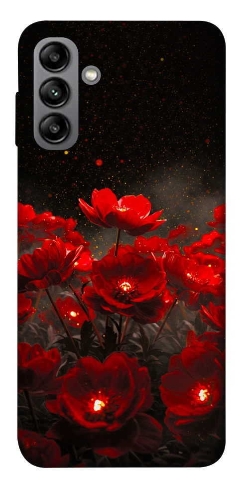 Чехол Burning flowers для Galaxy A04s