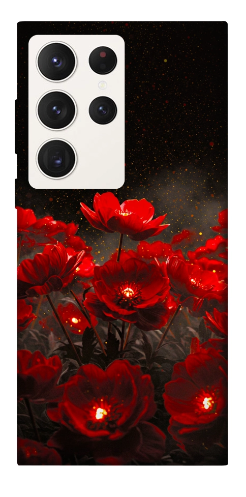 Чохол Burning flowers для Galaxy S23 Ultra