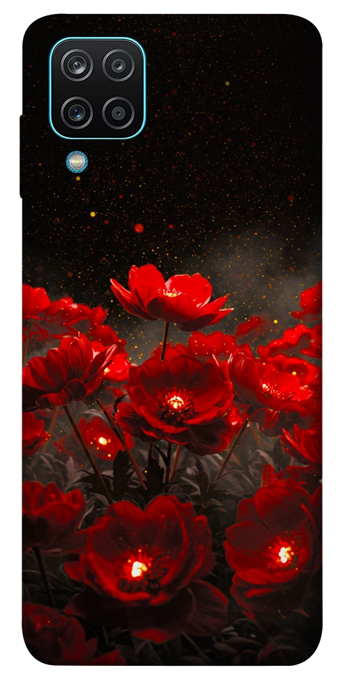 Чехол Burning flowers для Galaxy M12