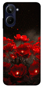 Чехол Burning flowers для Realme 10 4G