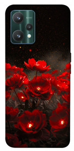 Чехол Burning flowers для Realme 9 Pro