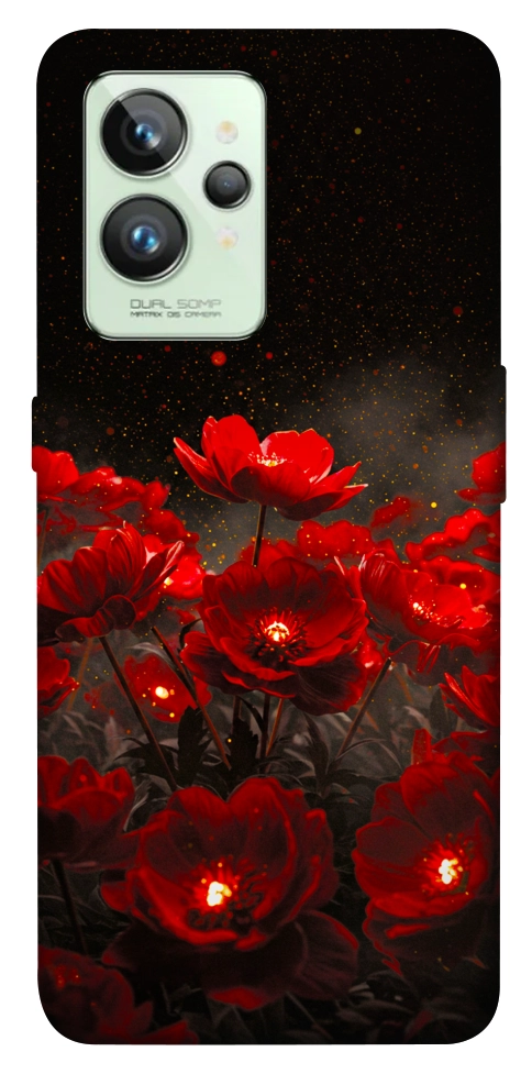 Чохол Burning flowers для Realme GT2