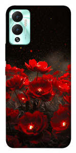 Чехол Burning flowers для Infinix Hot 12 Play