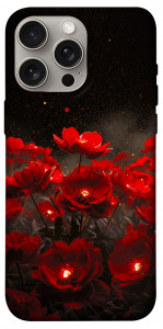 Чохол Burning flowers для iPhone 15 Pro Max