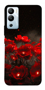 Чехол Burning flowers для Infinix Hot 12i