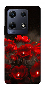 Чехол Burning flowers для Infinix Note 30 Pro NFC