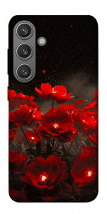 Чехол Burning flowers для Galaxy S24+