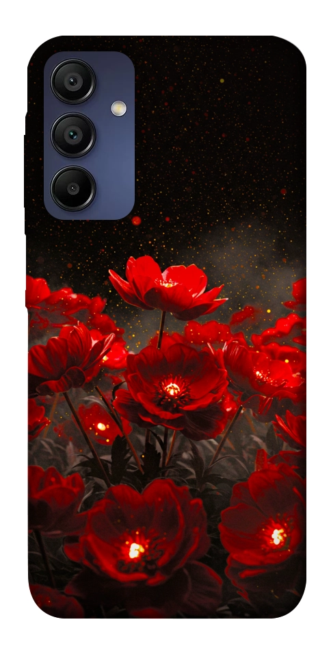 Чохол Burning flowers для Galaxy A15