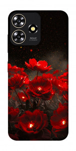 Чохол Burning flowers для ZTE Blade A73 4G