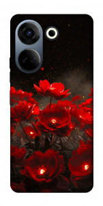 Чохол Burning flowers для TECNO Camon 20 Pro (CK7n)