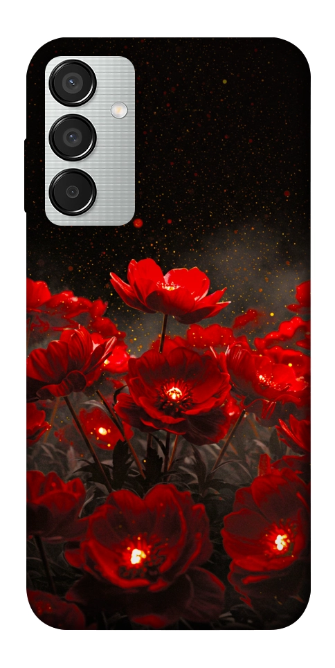 Чехол Burning flowers для Galaxy M15 5G