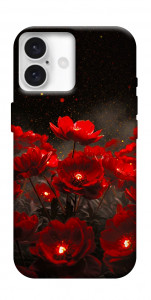 Чохол Burning flowers для iPhone 16