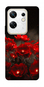 Чохол Burning flowers для Infinix Zero 30 4G