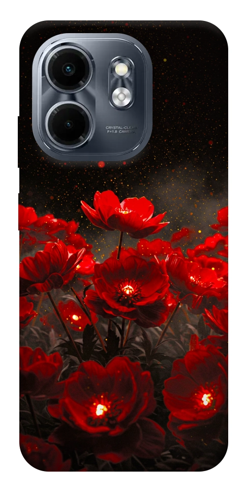 Чохол Burning flowers для Infinix Smart 9 4G