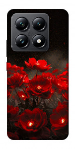 Чехол Burning flowers для Xiaomi 14T Pro