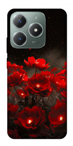 Чехол Burning flowers для Realme C61