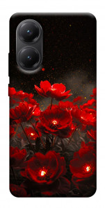 Чехол Burning flowers для Xiaomi Poco X7 Pro