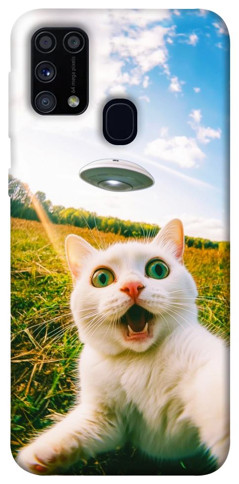 Чехол Ufo cat для Galaxy M31 (2020)
