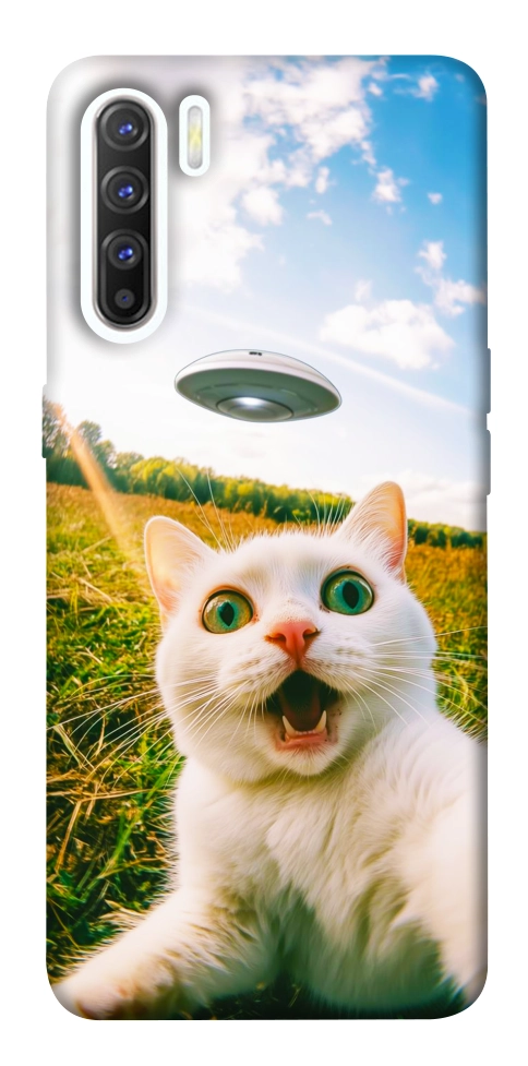 Чехол Ufo cat для Oppo Reno 3