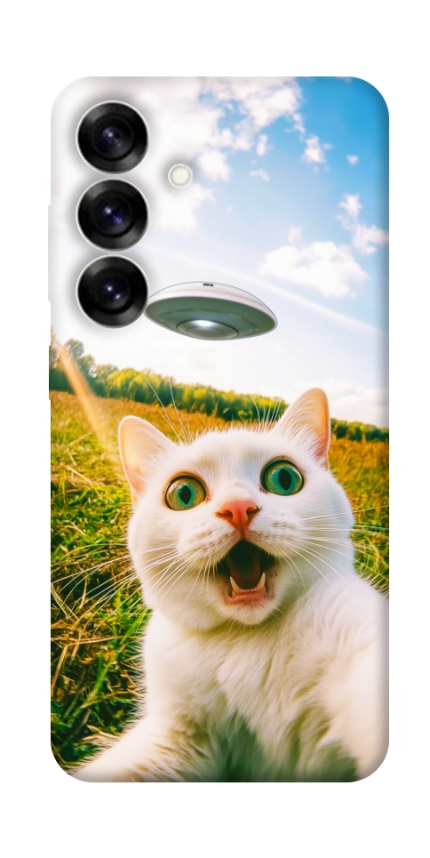 Чехол Ufo cat для Galaxy S25