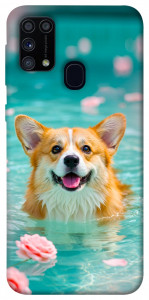 Чехол Swimming corgi для Galaxy M31 (2020)