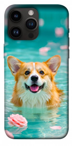 Чехол Swimming corgi для iPhone 14 Pro Max