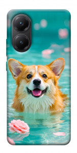 Чехол Swimming corgi для Xiaomi Poco X7 Pro