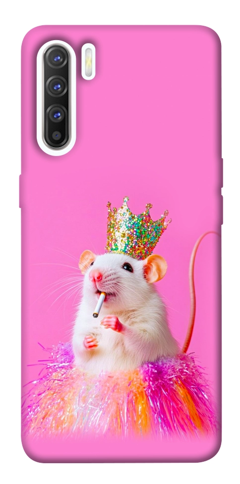 Чехол Гламурная крыса для Oppo Reno 3