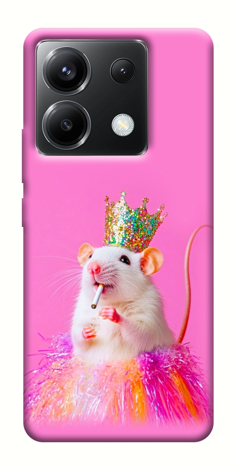 Чехол Гламурная крыса для Xiaomi Poco X6