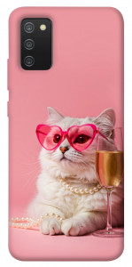 Чехол Pinky cat для Galaxy A02s