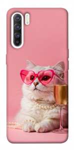 Чехол Pinky cat для Oppo Reno 3