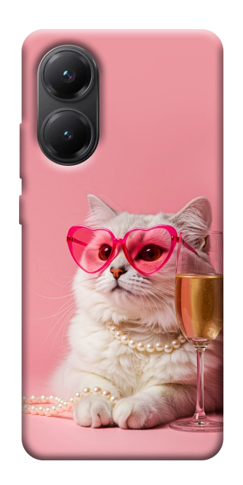 Чехол Pinky cat для Xiaomi Poco X7 Pro