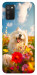 Чехол Happy dog in flowers для Galaxy A02s