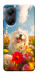 Чехол Happy dog in flowers для Xiaomi Poco X7 Pro