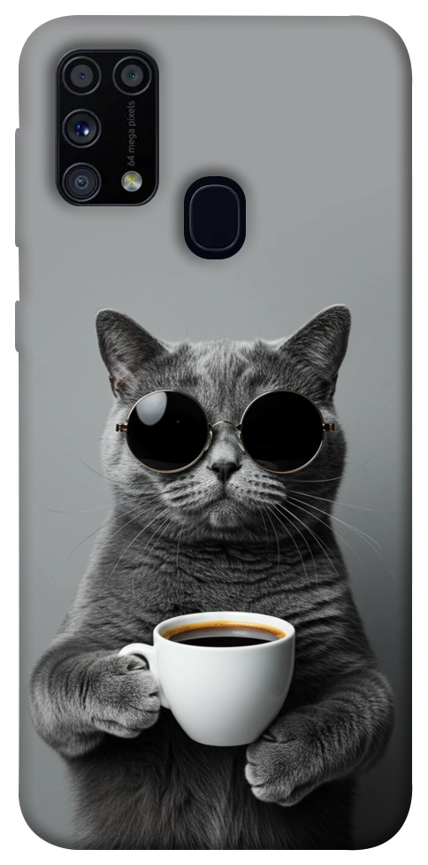 Чехол Grey cat coffee для Galaxy M31 (2020)