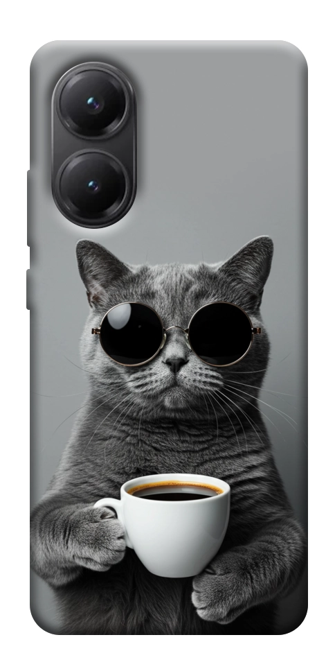 Чехол Grey cat coffee для Xiaomi Poco X7 Pro